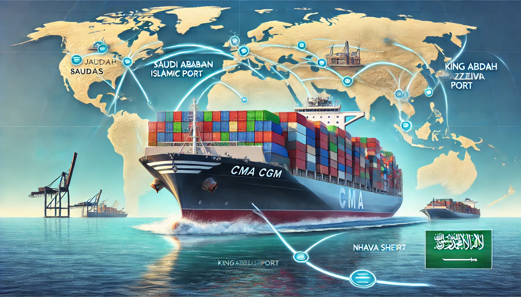 CMA CGM shipping adds new routes to connect Saudi Arabian ports to India